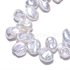Natural Baroque Style Keshi Pearl Beads Strands&nbsp;PEAR-S020-R06
