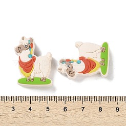 シリコンビーズ  DIYネックレスの製作  レッド  アルパカ  29.5x21x8.5mm  穴：2mm&nbsp;SIL-I004-01C