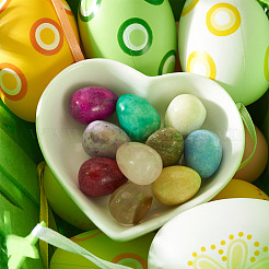 10Pcs Natural & Synthetic Gemstone Egg Display Decorations&nbsp;G-TA0003-43