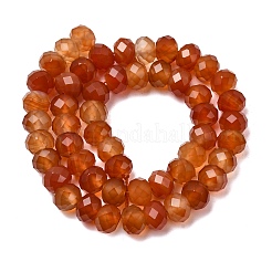 Natural Carnelian(Dyed & Heated) Beads Strands&nbsp;G-Q194-A01-01