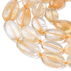 Heated Natural Citrine Beads Strands&nbsp;G-L650-E01-01