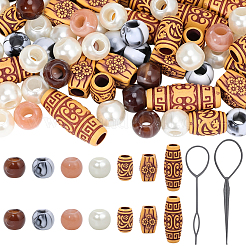 1Bag Plastic Hair Braiding Tool&nbsp;FIND-PA0001-56