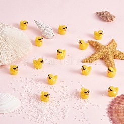 50Pcs Resin Ornaments Cute Little Yellow Duck Ornaments DIY Landscaping&nbsp;JX882A