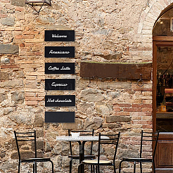 Wooden Hanging Blackboard&nbsp;AJEW-GO0004-71