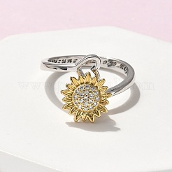 Rotatable Open Finger Rings for Women&nbsp;LS-RJEW-H245-02PG