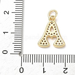 Brass Micro Pave Cubic Zirconia Pendants&nbsp;KK-I382-05G