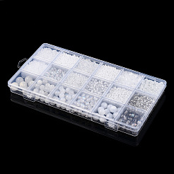 DIY 18 Style Resin & Acrylic Beads Jewelry Making Finding Kit&nbsp;DIY-NB0012-04J