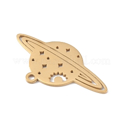 ステンレスペンダント201個  惑星のチャーム  ゴールドカラー  17x31x1mm  穴：1.6mm&nbsp;LS-STAS-K250-04G