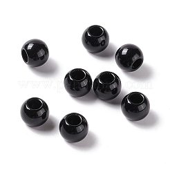 オペークアクリルヨーロピアンビーズ  大穴ビーズ  ロンデル  ミックスカラー  12x9.5mm  穴：5.5mm&nbsp;OPDL-C002-11M