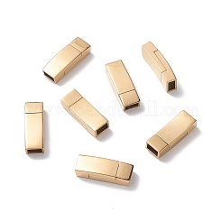 304 Stainless Steel Magnetic Clasps with Glue-in Ends&nbsp;STAS-I011-17-G