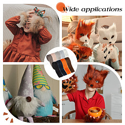 9Pcs 9 Styles Artificial Wool Costume Accessories&nbsp;DIY-MA0007-02