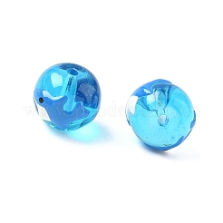 Ocean Theme Handmade Glass Enamel Beads&nbsp;LAMP-D304-02A