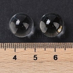 透明ガラスビーズ  ラウンド  穴がない  透明  12mm&nbsp;GLAA-U007-01D