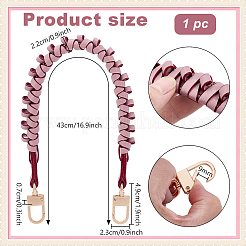 Woven PU Leather Bag Handles&nbsp;FIND-WH0366-146KCG