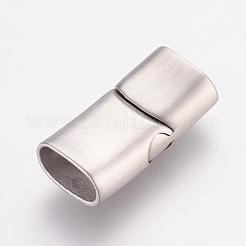 Tarnish Resistant 304 Stainless Steel Magnetic Clasps with Glue-in Ends&nbsp;STAS-K145-25P