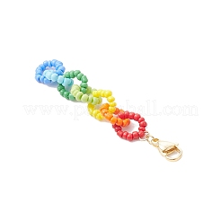 Glass Chain Pendant Decorations&nbsp;HJEW-TA00358