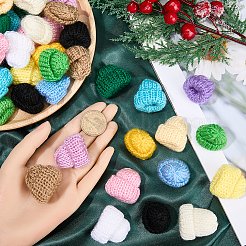 56個 14色 アクリルファイバーキャップ 工芸品装飾  DIY ジュエリー クラフト イヤリング ネックレス ヘアクリップ デコレーション 長方形 ビニール袋 1 個付き  ミックスカラー  32~195x35.5~140x18mm  4個/カラー&nbsp;AJEW-SC0003-50