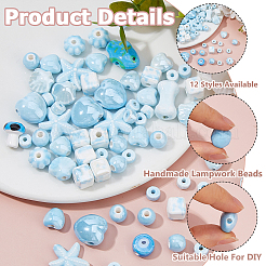 Handmade Porcelain Beads&nbsp;PORC-HS0001-09