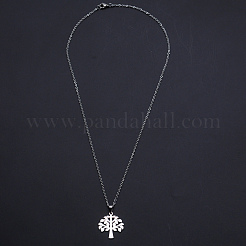 Non-Tarnish 201 Stainless Steel Pendants Necklaces&nbsp;NJEW-S105-JN688-45-1