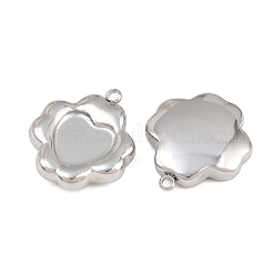 304 Stainless Steel Pendant Cabochon Settings&nbsp;SA-CBACA10-04P