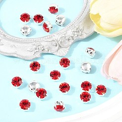 プレシオサ® マキシマ クリスタル 縫い付けカップ  チェコクリスタル  真鍮製爪付き台座付き  719 37 081 チャトン（丸）  銀  90070 ライト サイアム  ss39（8.15~8.4mm）&nbsp;Y-PRC-SS39-90070-S
