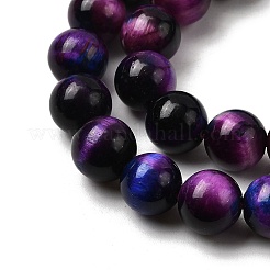 Natural Tiger Eye Beads Strands&nbsp;G-F561-8mm-B07