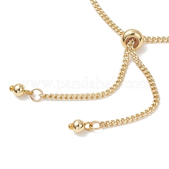 Natural Peridot Chip & Cubic Zirconia Bead Slider Bracelets for Women&nbsp;BJEW-JB13284