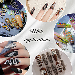 12Pcs 3 Colors Alloy Rhinestones Cabochons&nbsp;MRMJ-AR0001-08