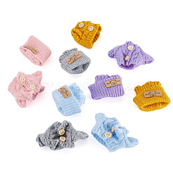 人形作り用の5色の糸の服セット5セット  ミックスカラー  45~50x60~95x6~16mm  2個/セット&nbsp;DIY-TA0014-35
