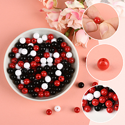 3Colors Opaque Acrylic Beads&nbsp;MACR-SP0001-94B