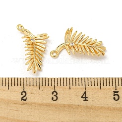 Brass Micro Pave Cubic Zirconia Pendant&nbsp;KK-H460-31G