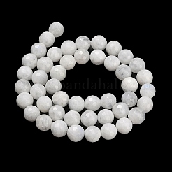 Natural Rainbow Moonstone Beads Strands&nbsp;G-C280-B15-8mm