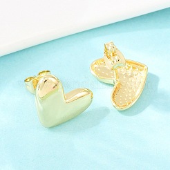 Brass Stud Earrings for Women&nbsp;EJEW-F405-08G