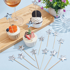 50Pcs Star PU Cake Toppers&nbsp;FIND-SP0005-69B