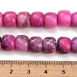 染め加工天然石ホワイトジェイドビーズ連売り  バレル  サクランボ色  10x8mm  穴：0.8mm  約49~50個/連  15.43~15.55''（39.2~39.5センチメートル）&nbsp;GG-CBAA20A-01B-03