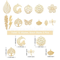 DIY Filigree Drop Earring Making Kits&nbsp;DIY-SZ0008-74