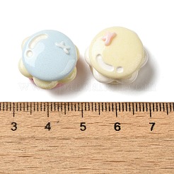 不透明樹脂模造食品デコデンカボション  ハンバーガー  ミックスカラー  17x10.5mm&nbsp;RESI-H165-01