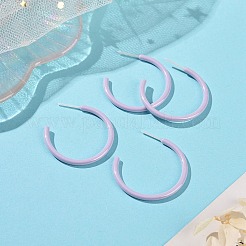 Hypoallergenic Bioceramics Zirconia Ceramic Ring Stud Earrings&nbsp;EJEW-Z023-01F