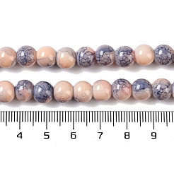 Baking Paint Glass Bead Strands&nbsp;GLAA-H031-01B-11