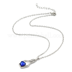Alloy Resin Pendant Necklaces&nbsp;NJEW-B0003-08P