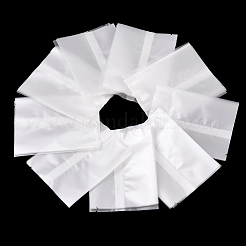 長方形のつや消しプラスチックセロハンバッグ  ベイク包装用  ホワイト  11.5x9cm  一方的な厚さ：0.045mm  約96~100個/袋&nbsp;OPC-F004-04C
