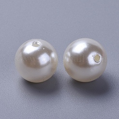 16MM Creamy White Color Imitation Pearl Loose Acrylic Beads Round Beads for DIY Fashion Kids Jewelry&nbsp;X-PACR-16D-12