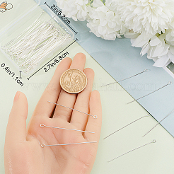 100Pcs Brass Eye Pins&nbsp;KK-BBC0013-41