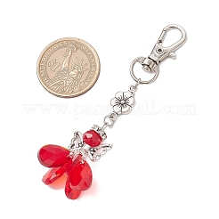 Angel Glass Pendant Decorations&nbsp;HJEW-MZ00261-01