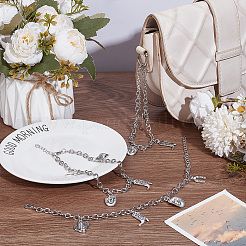 Alloy Boot Strap Chains&nbsp;AJEW-WH20048-23P