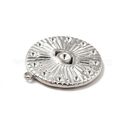 Tarnish Resistant 304 Stainless Steel Pendants Rhinestone Setting&nbsp;STAS-I197-022P