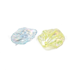 透明なアクリルパーツ  キャベツ  ミックスカラー  20x17x3.5mm  穴：1.5mm  1111個/ 500g&nbsp;DIY-B073-07A