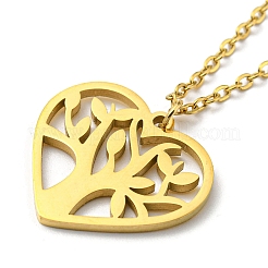 304 Stainless Steel Pendant Necklaces&nbsp;LS-NJEW-Z025-02A