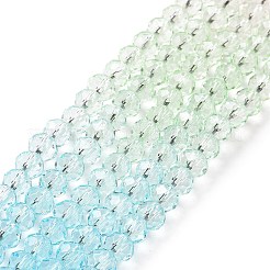 Transparent Glass Beads Strands&nbsp;GLAA-L045-01A-05