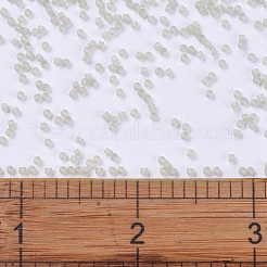 MIYUKIデリカビーズ  シリンダー  日本製シードビーズ  11/0  （db0383)艶消し透明オイスター光沢  1.3x1.6mm  穴：0.8mm  約20000個/袋  100 G /袋&nbsp;SEED-J020-DB0383